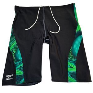 Speedo Compression Endurance Jammer Bike Shorts Men's Size 36 Cycling Running